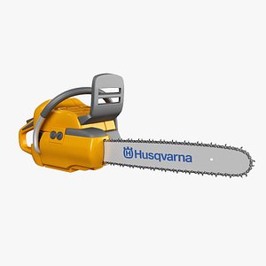 3d husqvarna chainsaw model