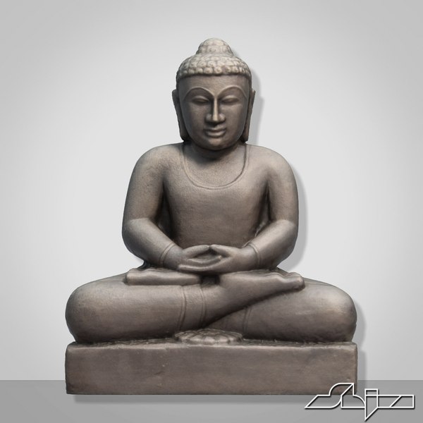 3d obj indian statuette india