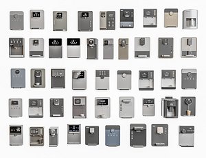 3D water dispenser Instant hot water dispenser Water cooler model