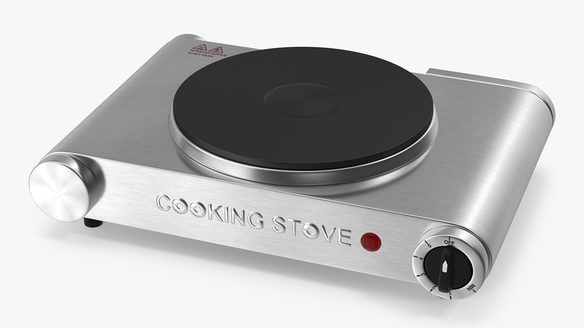 Electric Stove Single Burner 3D model preview