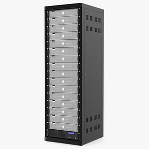 3D model Data Center Server Rack