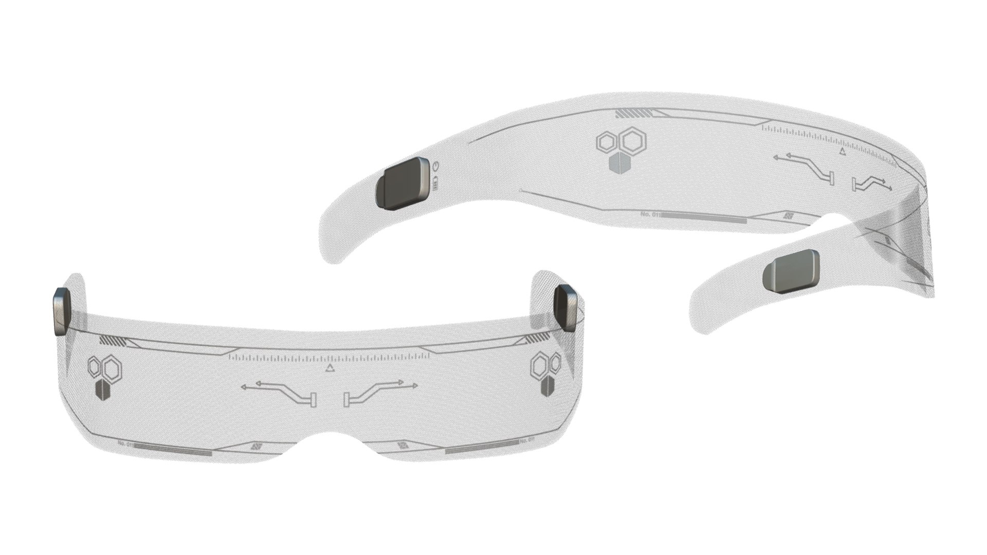 3D Futuristic Cyberpunk Sci-fi Glasses model https://p.turbosquid.com/ts-thumb/mp/C3ckg7/fR/futuristic_matcap_2/png/1699802116/1920x1080/fit_q87/ee0891fc513997bde661a798110e9be186e0b6bb/futuristic_matcap_2.jpg