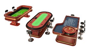 3D model Casino Tables