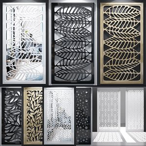 3D screen decorative model