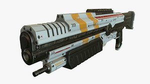 shotgun sci fi 3d model