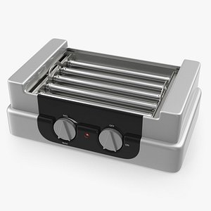 Mini Electric Rolling Hotdog Roller Machine 3D Model