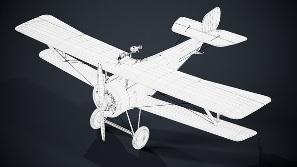 Nieuport 17 GameReady LODs 3D - TurboSquid 1719835