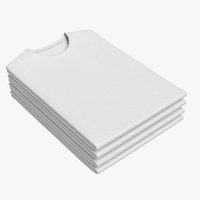 Crew Neck T-Shirt Folded For Men