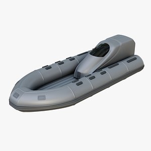 Civilian Inflatable Dinghy Silver Color