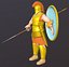 3d spartanisches Modell