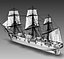 3d sail steam frigate