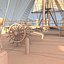 3d sail steam frigate