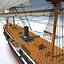 3d sail steam frigate