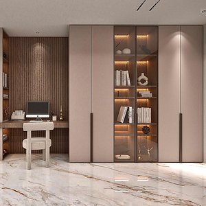 3D Modern study workplace