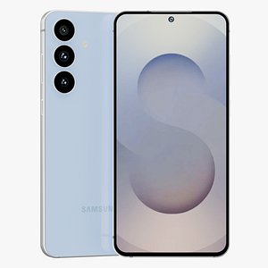 Samsung Galaxy S25 FE Icy Blue 3D model