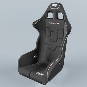 OMP WRC-R Racing Seat Carbon 3D model