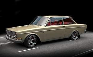 3D volvo 142 1968