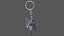 3D Dragon v2 Keychain model