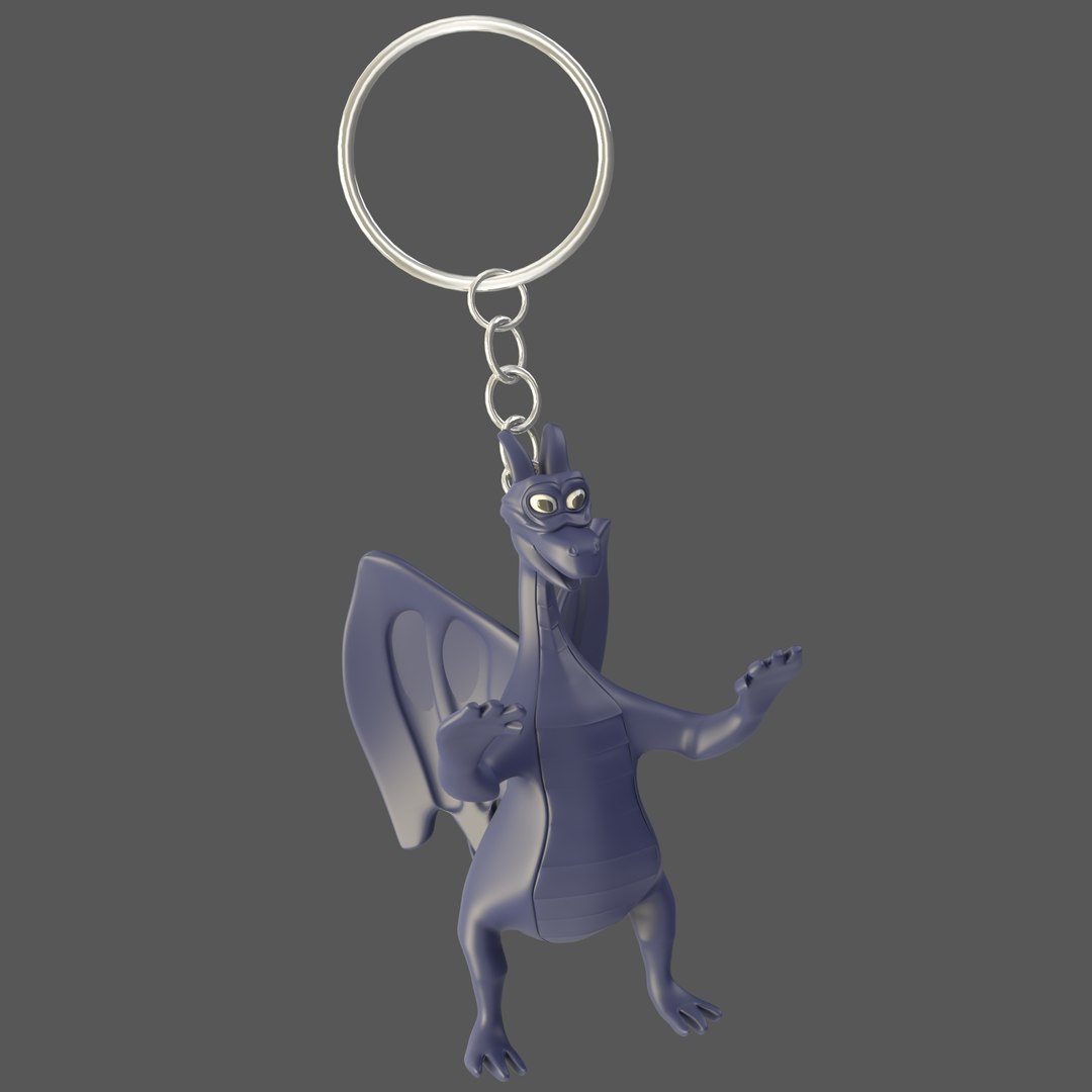 3D Dragon V2 Keychain Model - TurboSquid 2391298