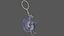 3D Dragon v2 Keychain model