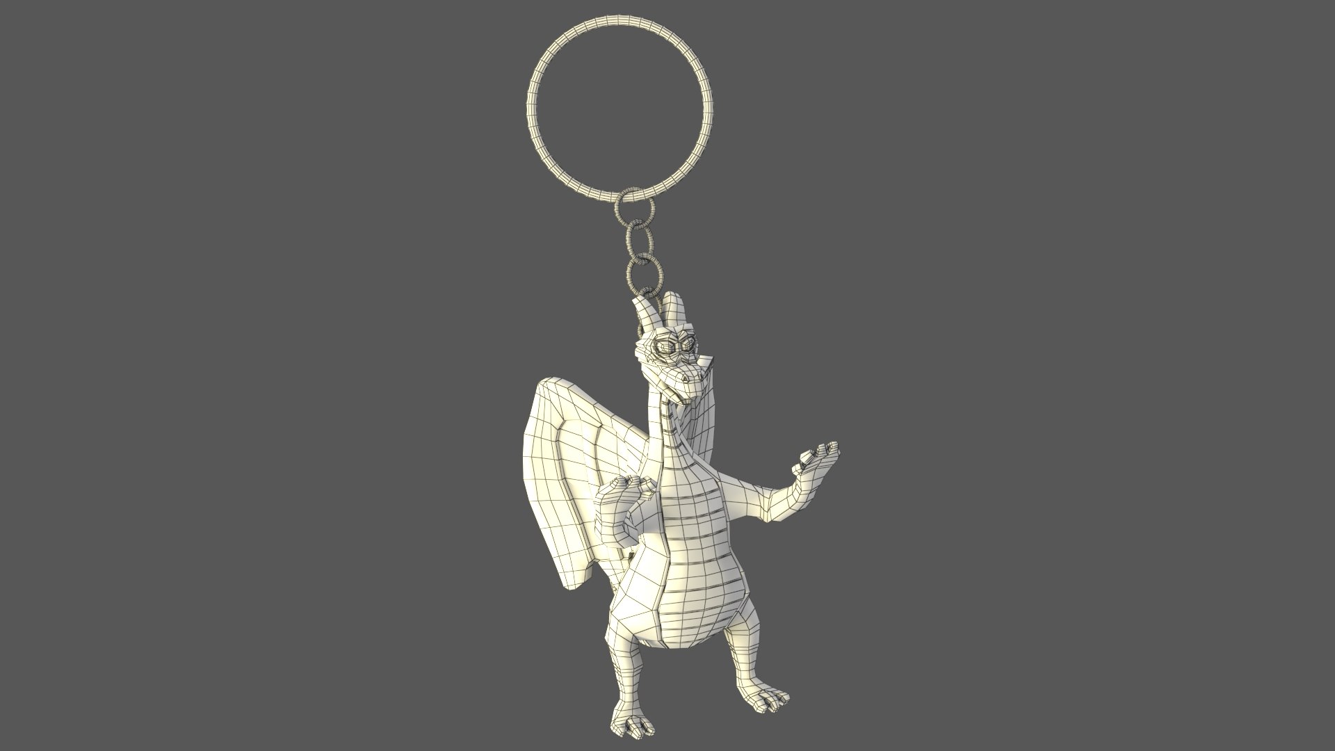 3D Dragon V2 Keychain Model - TurboSquid 2391298