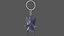 3D Dragon v2 Keychain model