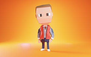 Marty - 3D Low Poly Character