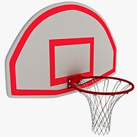 Basketball Hoop With Curved Backboard
