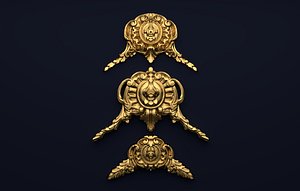 ornament classic decor 3D model
