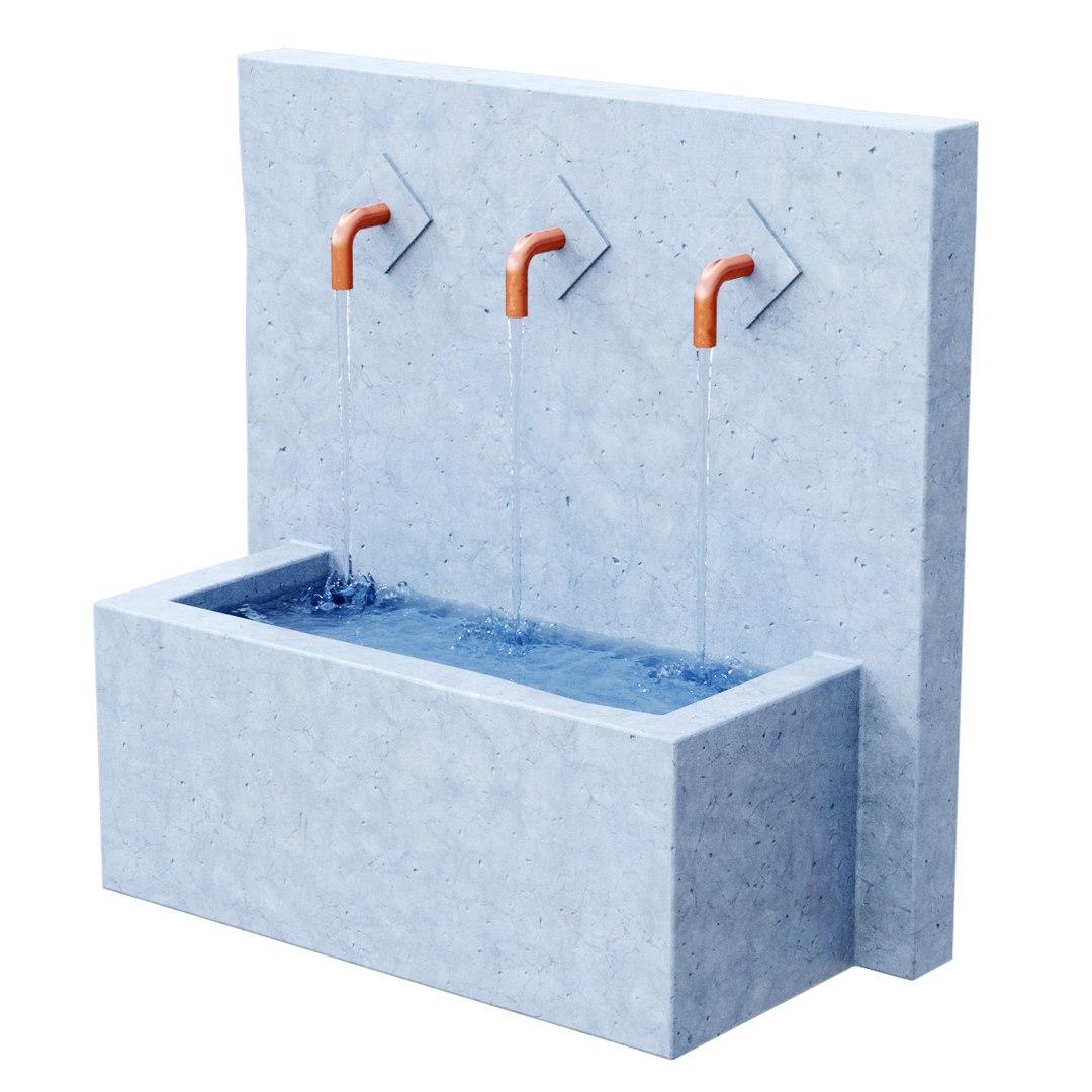 Resin 3 Spout Fountain 3D model https://p.turbosquid.com/ts-thumb/mq/81OsZX/Nt/view_02/jpg/1656453721/1920x1080/fit_q87/a2a6974a07579557b7a5ca4d2ed7cd4781aa96ac/view_02.jpg
