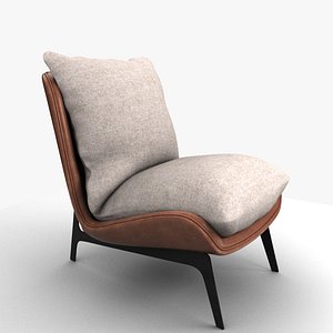 3D model Wallnut chair