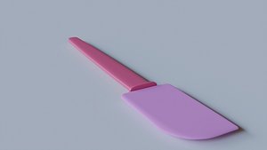 Silicone Spatula 3D Model