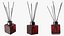 3D model Dark Red Glass Reed Diffuser