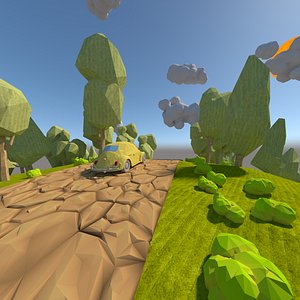 3D cartoon toon world model