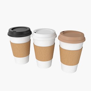 3D model Paper Coffee Cups