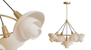 Rossie Medium Chandelier 3D model