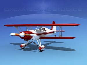 3d model starduster cockpit single