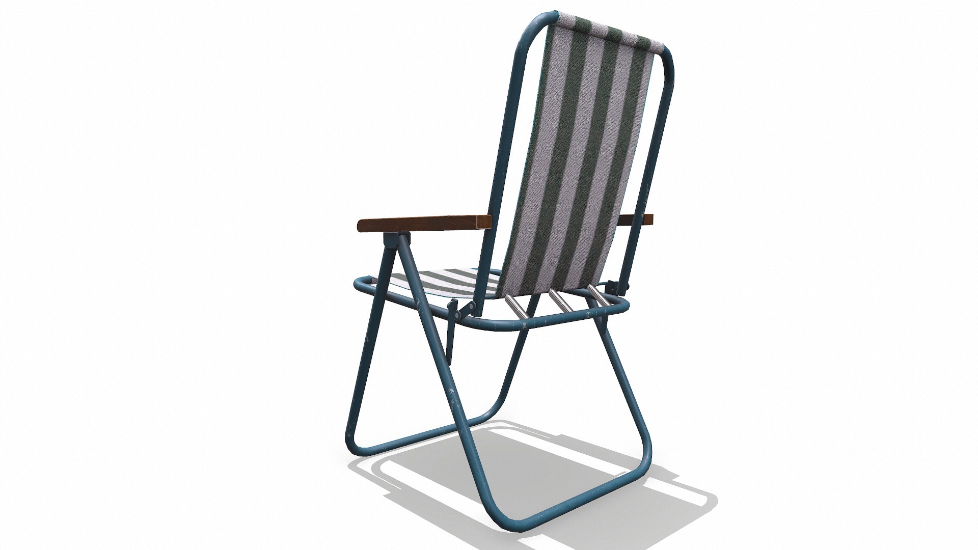 Old Camping Chair Low-poly PBR 3D model https://p.turbosquid.com/ts-thumb/mq/RyjhJf/xY/screenshot005/png/1718678819/1920x1080/fit_q87/713f7648eaf0b578b2e4862e211a64ecb1841d92/screenshot005.jpg