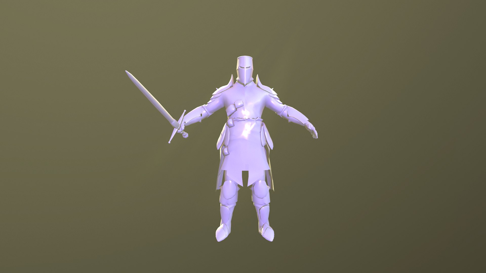 3D model knight rigged animation - TurboSquid 1179980