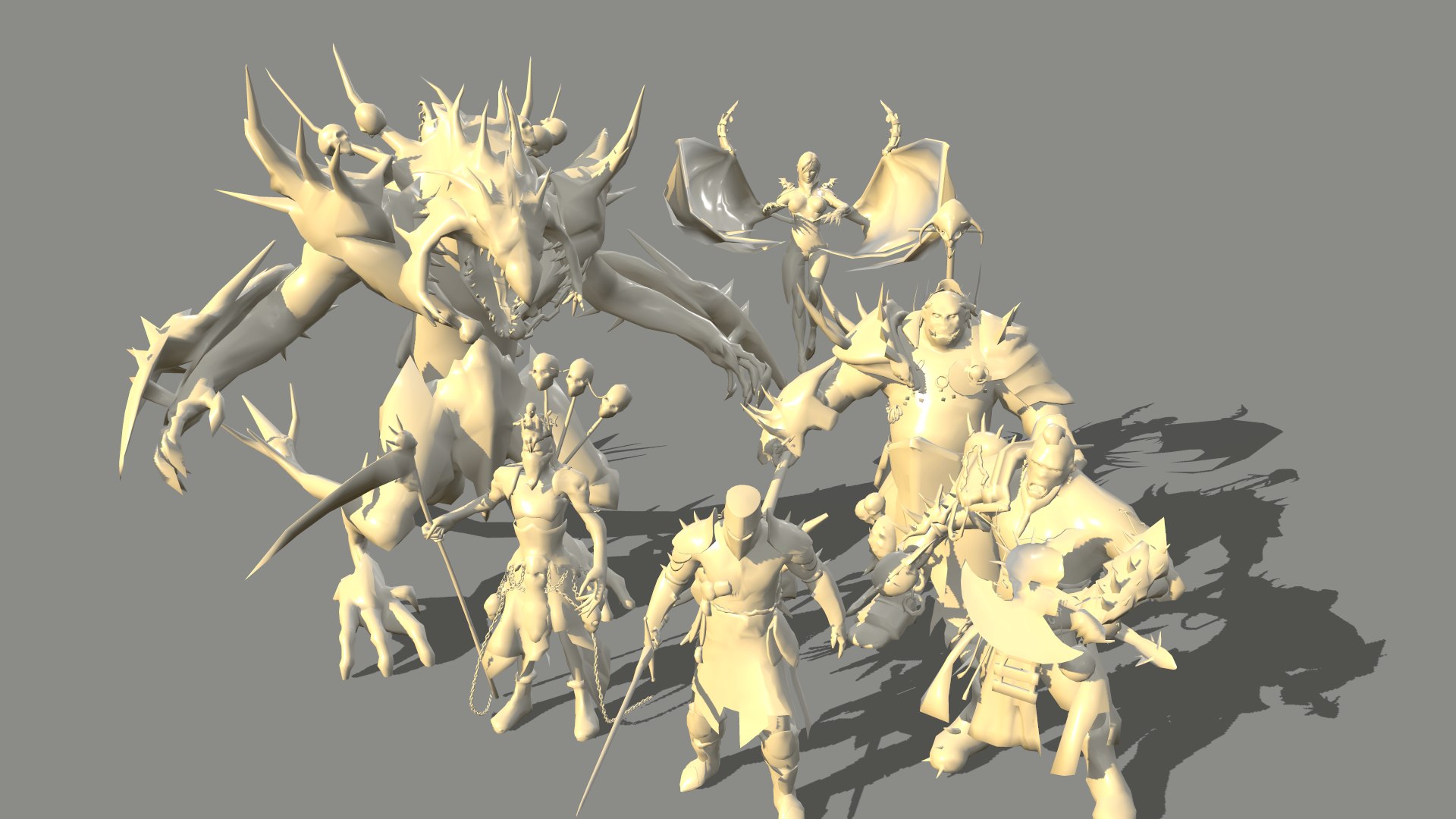 3D model knight rigged animation - TurboSquid 1179980