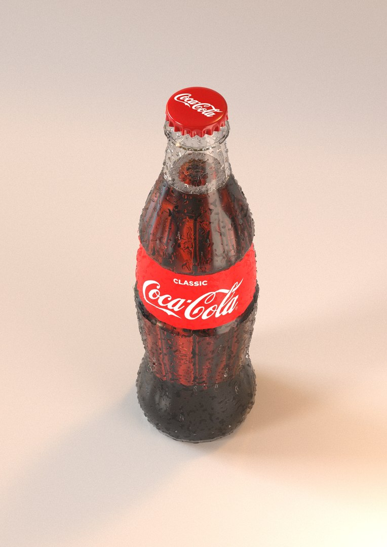 Coca Cola Bottle 3D Model - TurboSquid 1778788