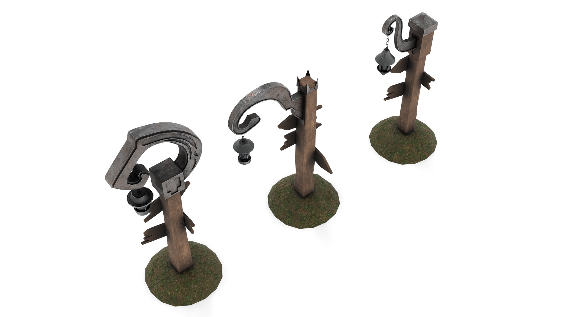 3D Fantasy Street Pointer Model - TurboSquid 1709271