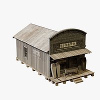 Wild West Undertaker - Old West Coffin Maker Shop PBR