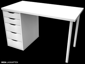 IKEA LAGKAPTEN desk 3D model