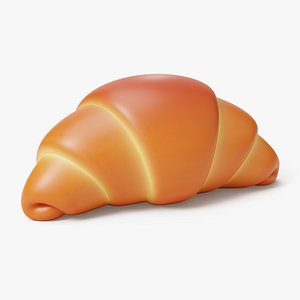 Croissant Stylized 3D model