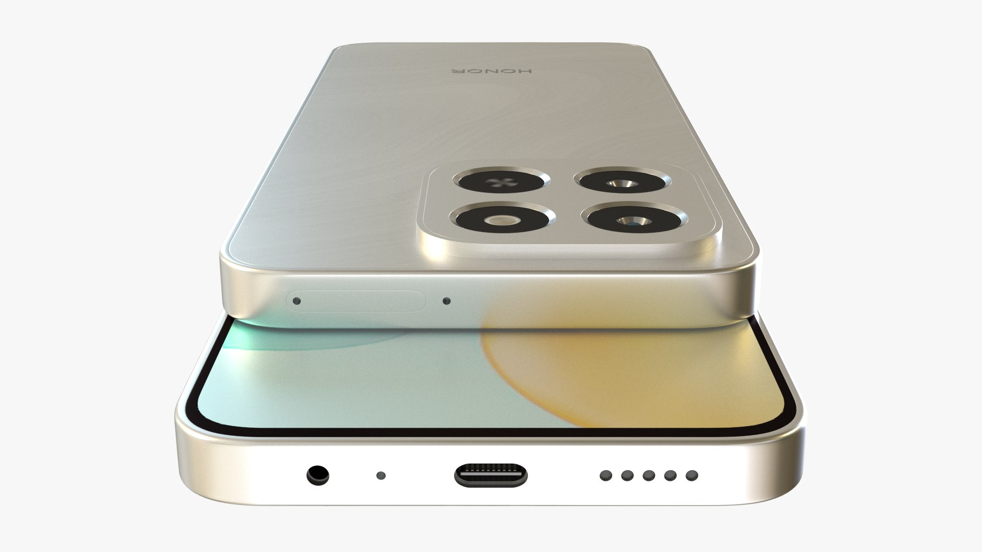 3D Honor X6c Moonlight White Model - TurboSquid 2436362