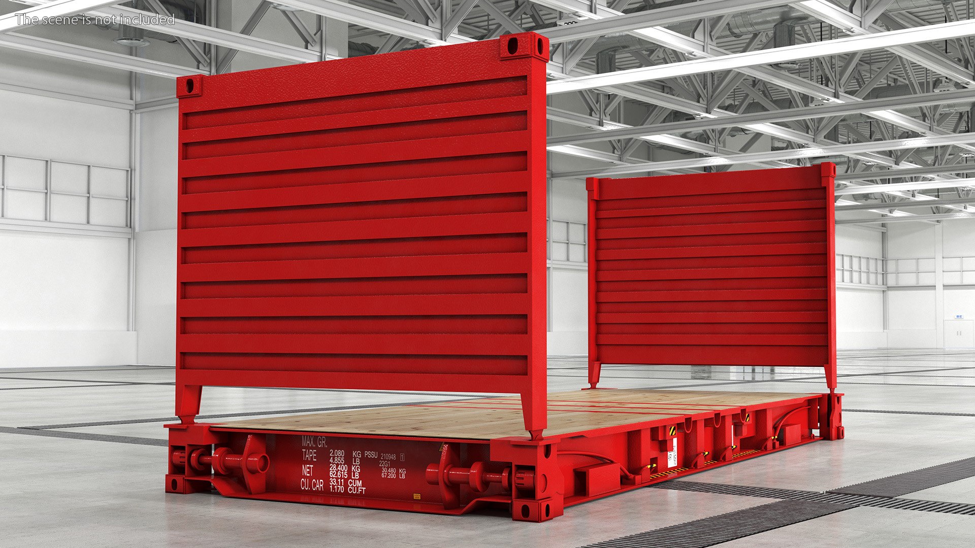 Rectangular Flat Rack Collapsible 3D Model - TurboSquid 2170149