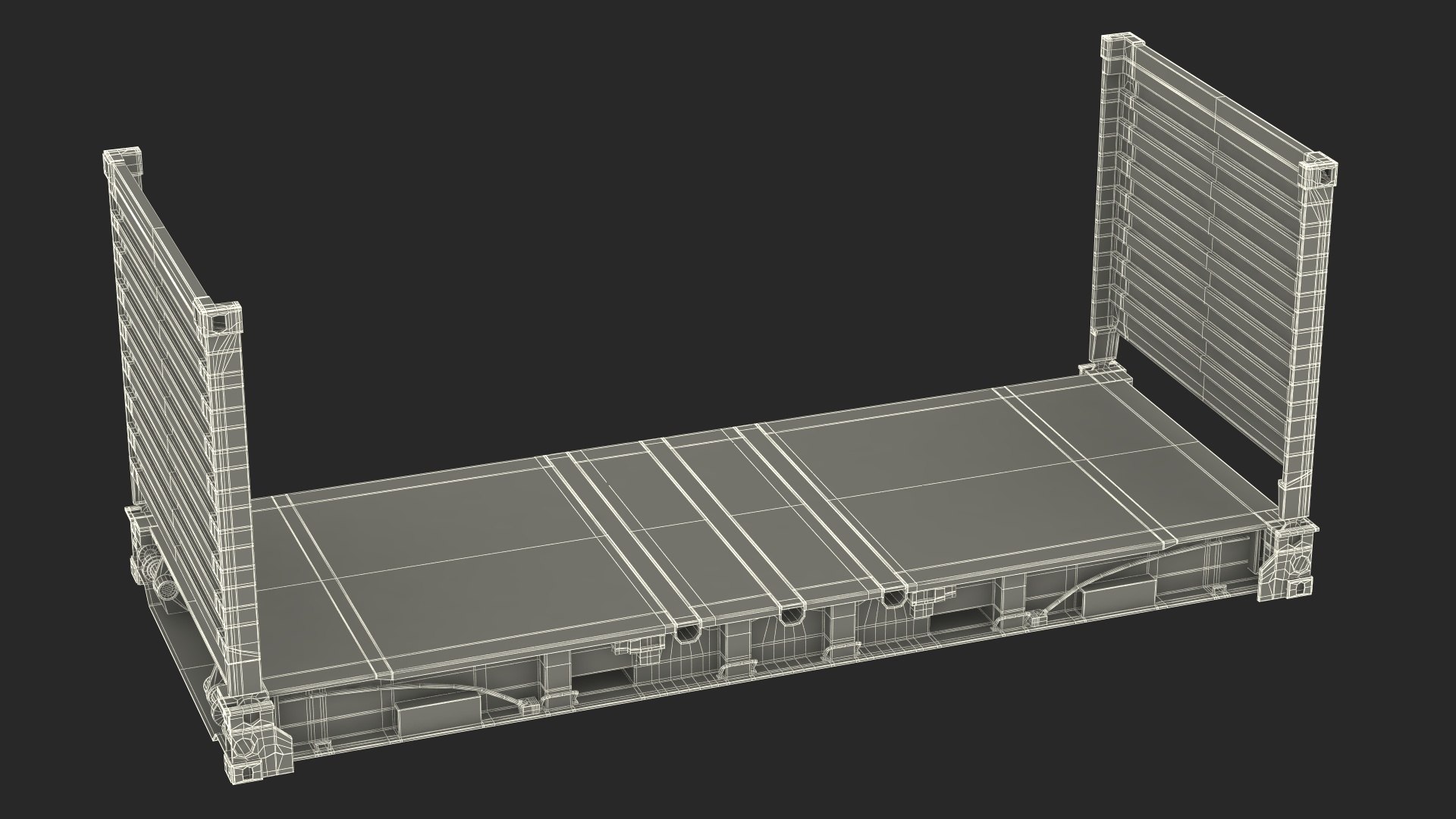 Rectangular Flat Rack Collapsible 3D model - TurboSquid 2170149