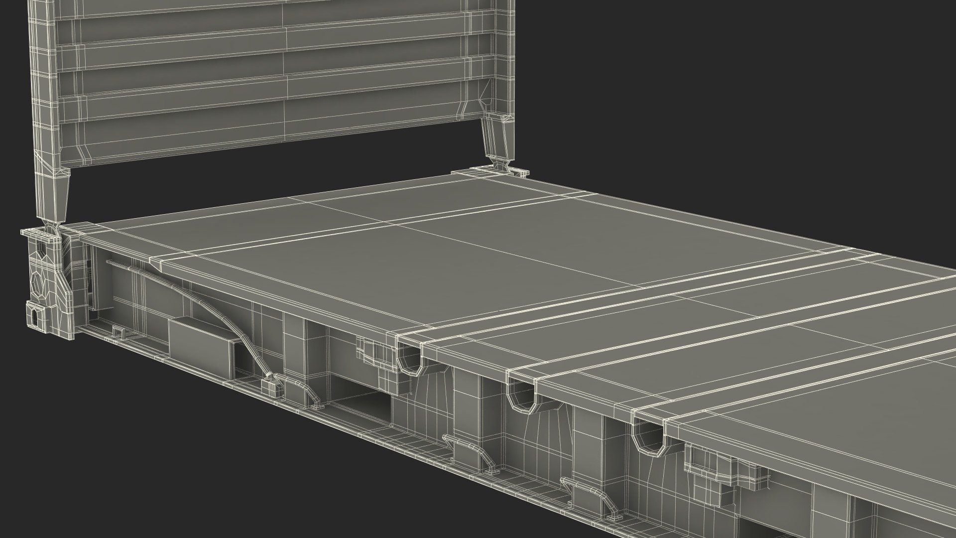 Rectangular Flat Rack Collapsible 3D model - TurboSquid 2170149
