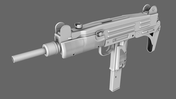 SMG UZI機関銃3Dモデル - TurboSquid 877398